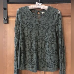 Hollister Lace Top with Lining Size XS